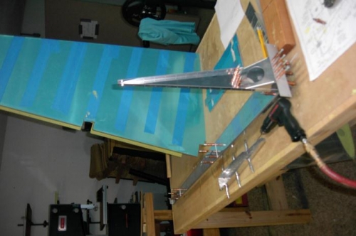 Drilling the web spar