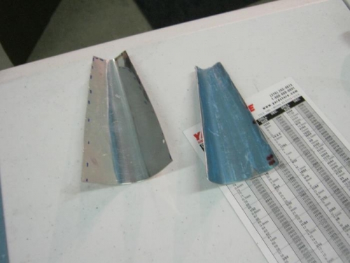 Trying to make conical gussets for intake ramps