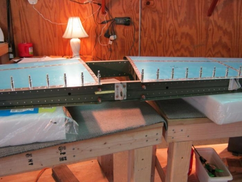 Aft view of horizontal stabilizer