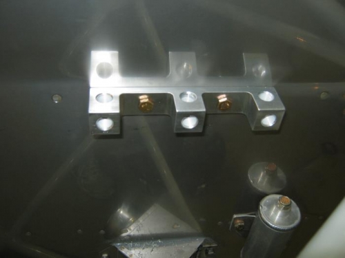 pressure manifold mounted on firewall