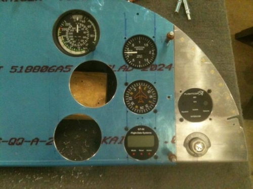 test fit of the gauges