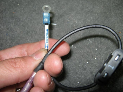 1amp inline fuse and ring connector for intercom power