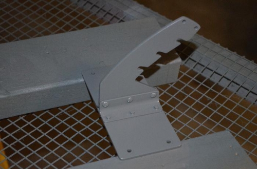 Painted riveted Detent Bracket Assembly