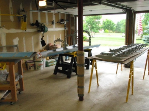 Garage workshop taking over both bays today (Friday)