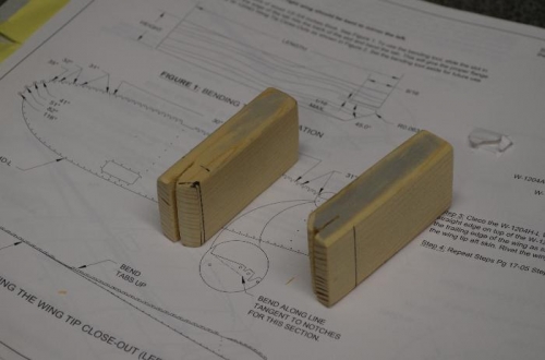 Fabricated two bending tools