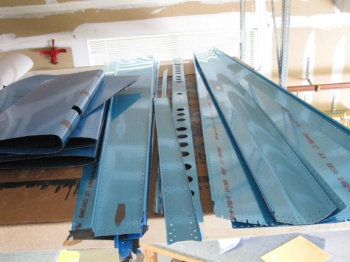 Loft with largest sheet metal pieces