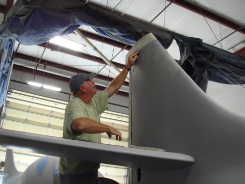 Fabricating Vertical Stabilizer
