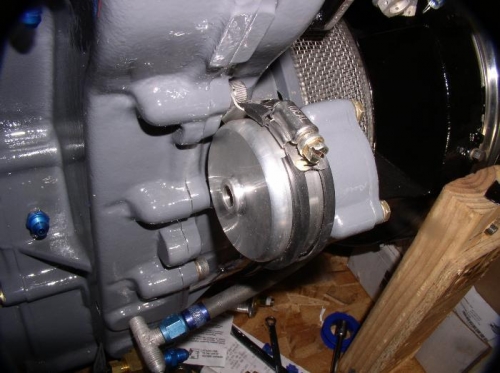 Oil filter mounted
