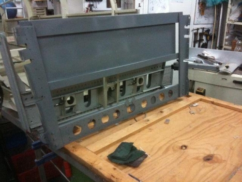 Rib assembly - painted