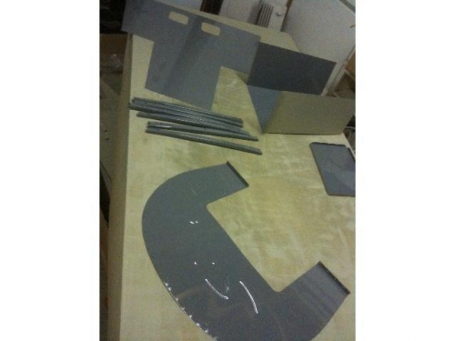 Paint rear firewall asmbly