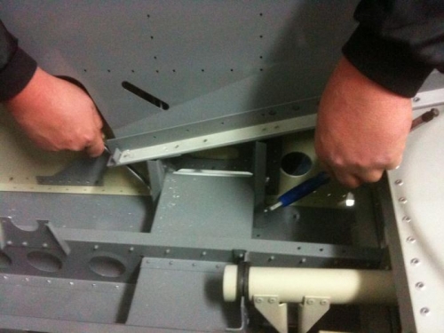 Tighten undercarriage bolts