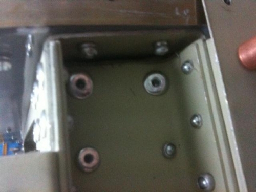 5mm rivets in front
