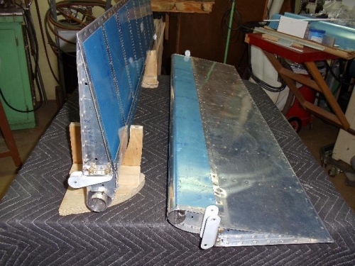 Both the left & right ailerons are complete and ready to install