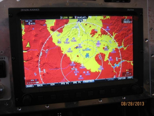 Display with ADSB on