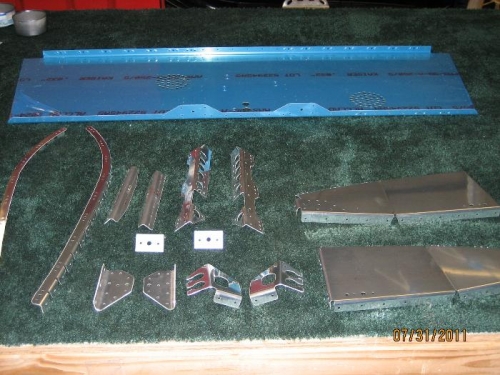 Instrument shelf parts