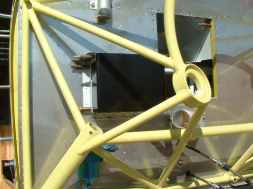 Brake res directly above Bat box.