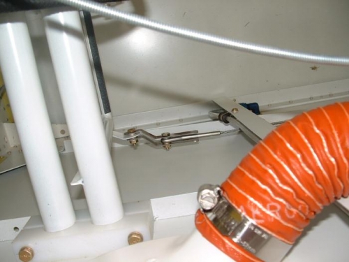 Control cable attach brackets.