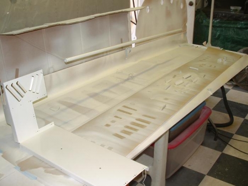 makeshift paint booth