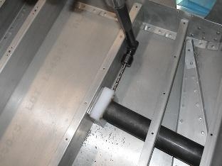 Drilling for the side bolt