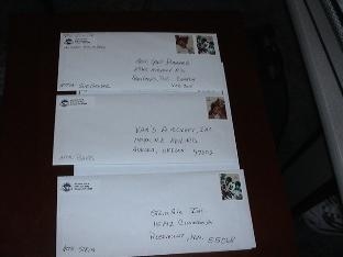 Mailed the entire amount to Vans and half to Aero and Stein.