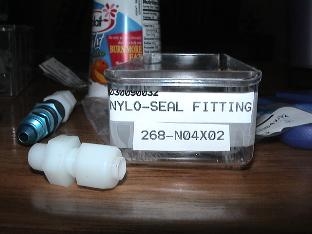 Bought these for the Pitot tube transfer from Alum to Nylon tube