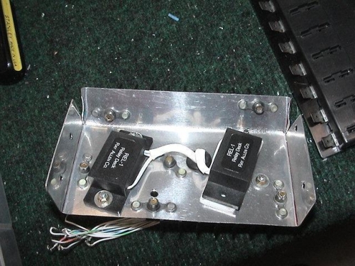 Relays mounted to the bottom