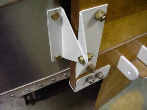 Outer Left Tank Bracket with Final Bolt Installed