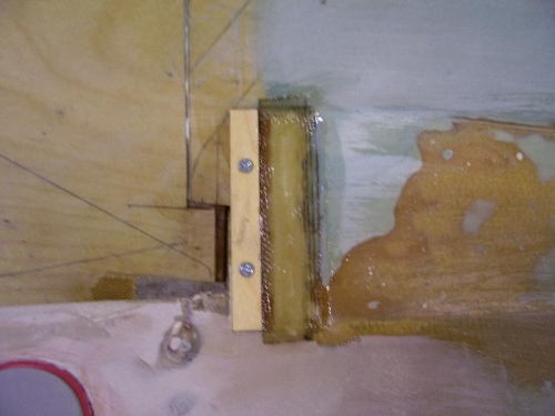 Strip in PLace with Fiberglass Work Complete