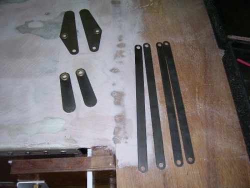 Some of the Laser-cut Brake Pedal Parts