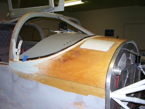 Glued and Clamped Instrument Panel Top