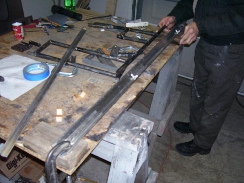 Initial Jigging for Second Rudder Pedal Assembly