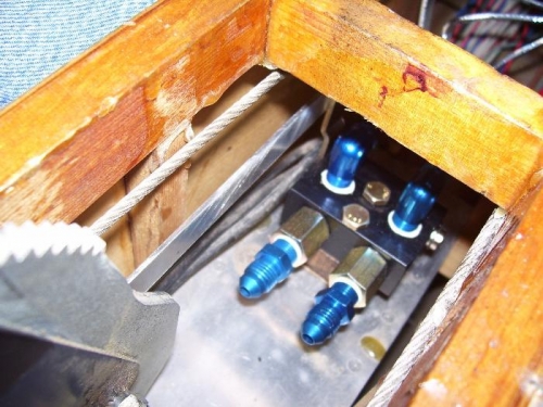 Rear View of Parking Brake Valve