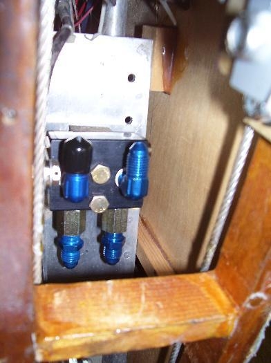 Top View Of Parking Brake Valve