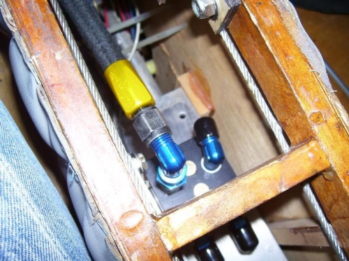 Left Brake Hose from Master Cylinder