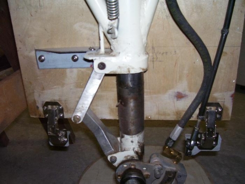 View of Entire Old Hinge Assembly