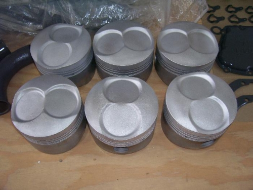 Cleaned and Inspected Pistons