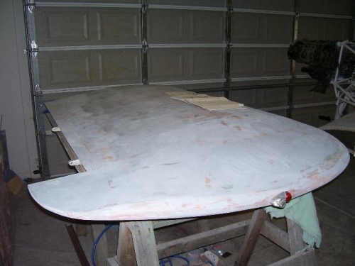 Left Wing Finished to Paint Stage