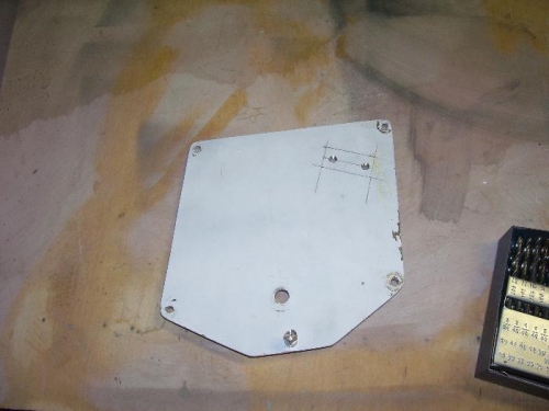 Basic Uplock Hook Plate Removed and Drilled