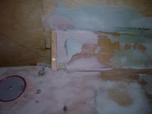 Filler Sanded on Fairing End