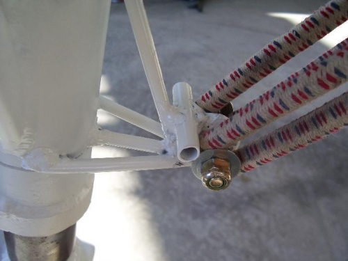 Top view of Bottom Bungee Mount & Gaurd