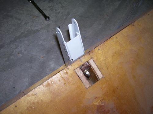 New Bracket and Hole Cut in Falp Skin