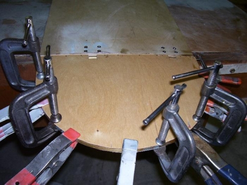 Skinned and Clamped Outer Door