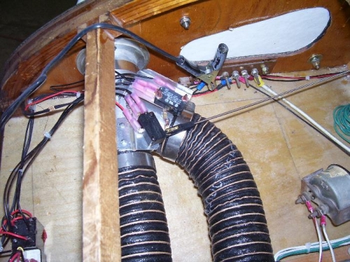 Nearly Finished Left Seat Defroster Wiring