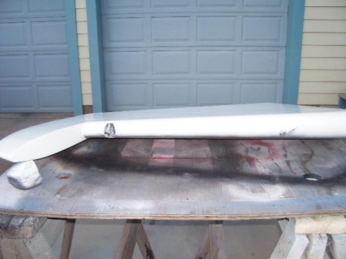 Rudder Painted Glacier White