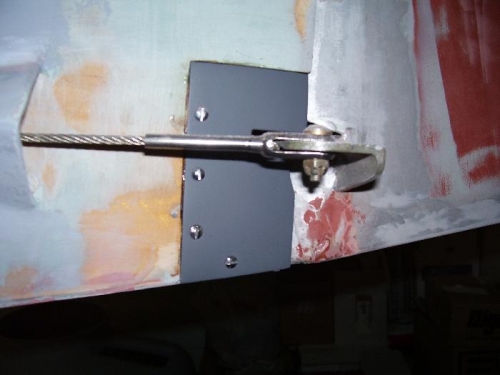 Rudder Hinge Access Panel