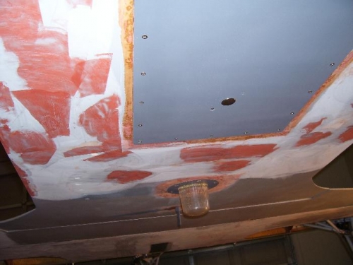 Lower Fuselage in Process