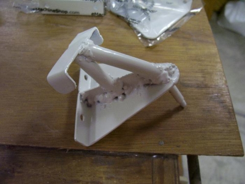 Mostly Finished Secondary Gear Door Bracket