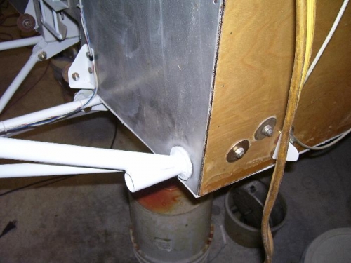 Rear Left Painted Motor Mount