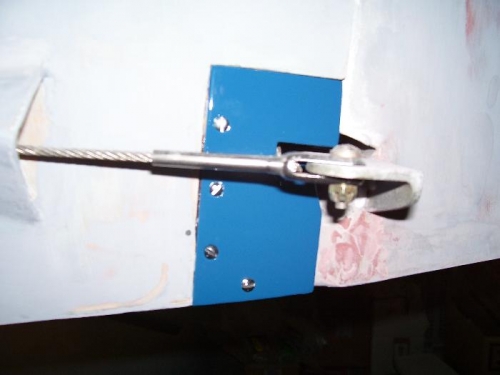 Lower Rudder Hinge Access Panel