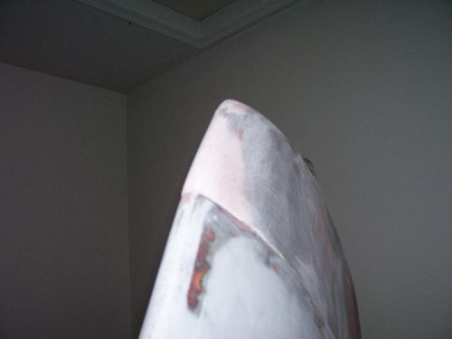 Finished Conour of Rudder Front